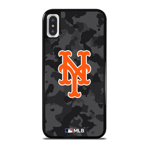 NEW YORK METS BASEBALL BLACK CAMO iPhone X / XS Case Cover