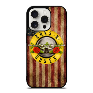 GUNS N ROSES ROCK BAND AMERICA iPhone 15 Pro Case Cover