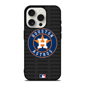 HOUSTON ASTROS BASEBALL BLACK iPhone 15 Pro Case Cover