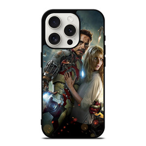 IRON MAN TONY STARK AND PEPPER iPhone 15 Pro Case Cover IRON MAN TONY STARK AND PEPPER iPhone 15 Pro Case Cover