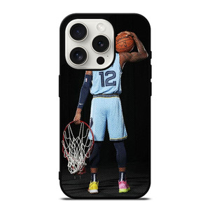 JA MORANT MEMPHIS GRIZZLIES NBA BASKETBALL iPhone 15 Pro Case Cover