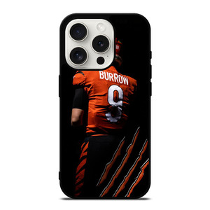 JOE BURROW CINCINNATI BENGALS FOOTBALL iPhone 15 Pro Case Cover JOE BURROW CINCINNATI BENGALS FOOTBALL iPhone 15 Pro Case Cover