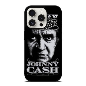 JOHNNY CASH MAN IN BLACK iPhone 15 Pro Case Cover