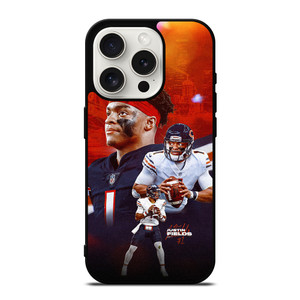 JUSTIN FIELDS CHICAGO BEARS NFL iPhone 15 Pro Case Cover