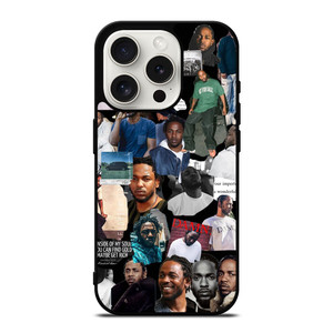 KENDRICK LAMAR RAPPER COLLAGE iPhone 15 Pro Case Cover