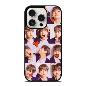 KIM TAE HYUNG V BTS BANGTAN BOYS COLLAGE iPhone 15 Pro Case Cover