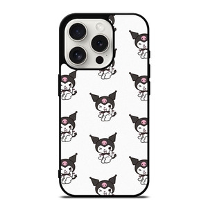 KUROMI CAT ANIME PATTERN iPhone 15 Pro Case Cover