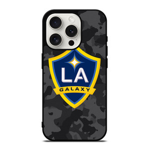 LA GALAXY MLS BLACK CAMO iPhone 15 Pro Case Cover
