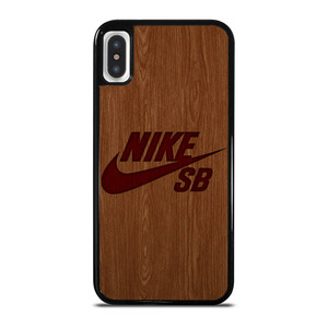 NIKE SKATEBOARD WOODEN LOGO iPhone X / XS Case Cover