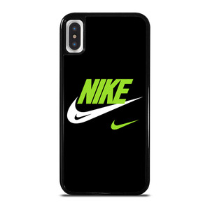 NIKE SWOOSH GREEN iPhone X / XS Case Cover