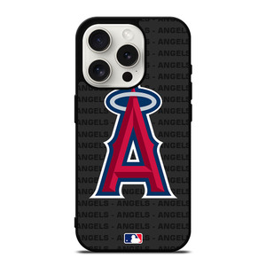 LOS ANGELES ANGELS BASEBALL BLACK iPhone 15 Pro Case Cover