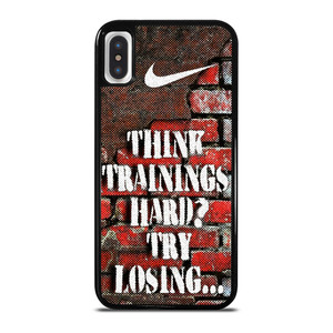 NIKE SWOOSH QUOTES iPhone X / XS Case Cover
