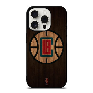 LOS ANGELES CLIPPERS BASKETBALL COURT NBA iPhone 15 Pro Case Cover