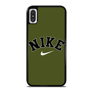 NIKE SWOOSH VINTAGE ARMY iPhone X / XS Case Cover