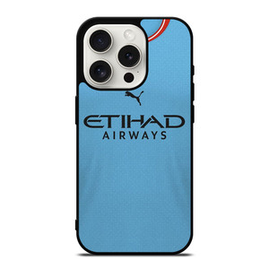MANCHESTER CITY 2022-23 JERSEY iPhone 15 Pro Case Cover MANCHESTER CITY 2022-23 JERSEY iPhone 15 Pro Case Cover