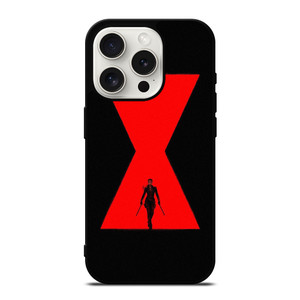 MARVEL BLACK WIDOW SYMBOL iPhone 15 Pro Case Cover