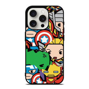 MARVEL COMIC CHARACTERS COLLAGE iPhone 15 Pro Case Cover MARVEL COMIC CHARACTERS COLLAGE iPhone 15 Pro Case Cover