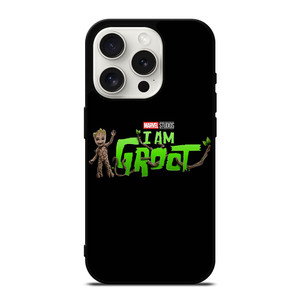 MARVEL I AM GROOT LOGO iPhone 15 Pro Case Cover