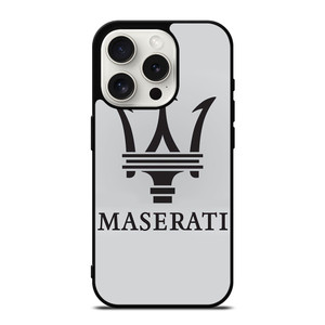 MASERATI FLAT LOGO 2 iPhone 15 Pro Case Cover