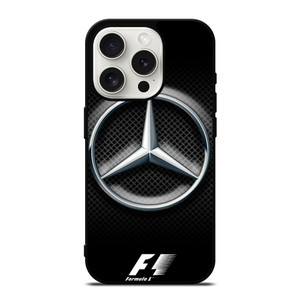 MERCEDES BENZ FORMULA ONE F1 LOGO iPhone 15 Pro Case Cover MERCEDES BENZ FORMULA ONE F1 LOGO iPhone 15 Pro Case Cover