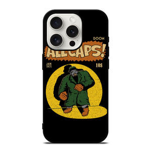MF DOOM MADLIB ALL CAPS iPhone 15 Pro Case Cover MF DOOM MADLIB ALL CAPS iPhone 15 Pro Case Cover