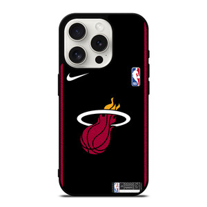 MIAMI HEAT NIKE NBA BASKETBALL iPhone 15 Pro Case Cover