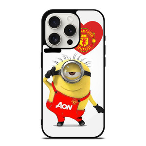 MINIONS LOVE MANCHESTER UNITED iPhone 15 Pro Case Cover MINIONS LOVE MANCHESTER UNITED iPhone 15 Pro Case Cover
