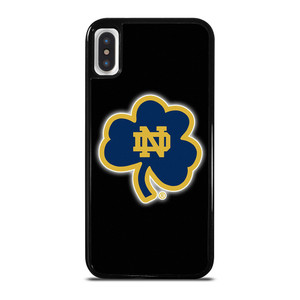 NOTRE DAME FOOTBALL LEAF CLOVER iPhone X / XS Case Cover NOTRE DAME FOOTBALL LEAF CLOVER iPhone X / XS Case Cover