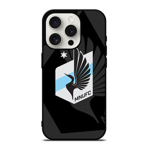 MINNESOTA UNITED FC MLS BLACK iPhone 15 Pro Case Cover MINNESOTA UNITED FC MLS BLACK iPhone 15 Pro Case Cover