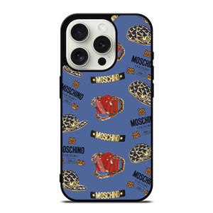 MOSCHINO BEAR COUTURE PATTERN iPhone 15 Pro Case Cover MOSCHINO BEAR COUTURE PATTERN iPhone 15 Pro Case Cover
