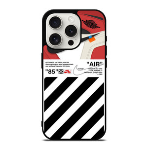 NIKE AIR JORDAN OFFWHITE SHOES iPhone 15 Pro Case Cover NIKE AIR JORDAN OFFWHITE SHOES iPhone 15 Pro Case Cover