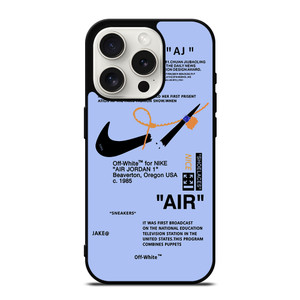 NIKE AIR OFF WHITE TARO iPhone 15 Pro Case Cover NIKE AIR OFF WHITE TARO iPhone 15 Pro Case Cover
