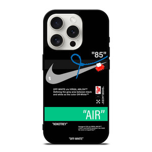 NIKE AIR OFF WHITE iPhone 15 Pro Case Cover