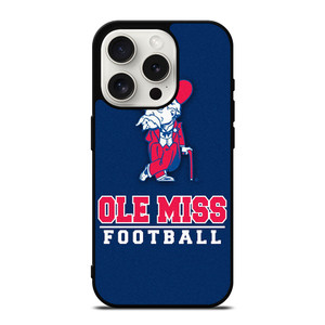 OLE MISS FOOTBALL LOGO iPhone 15 Pro Case Cover