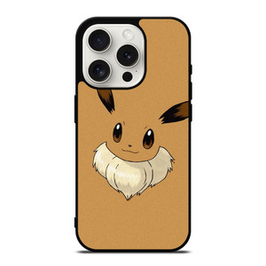 POKEMON CUTE EEVEE FLAT iPhone 15 Pro Case Cover