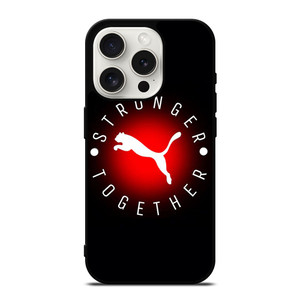 PUMA STRONGER TOGETHER iPhone 15 Pro Case Cover PUMA STRONGER TOGETHER iPhone 15 Pro Case Cover