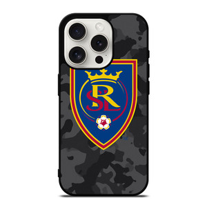 REAL SALT LAKE MLS BLACK CAMO iPhone 15 Pro Case Cover REAL SALT LAKE MLS BLACK CAMO iPhone 15 Pro Case Cover