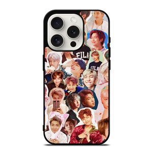 RM KIM NAM JOON BTS BANGTAN BOYS COLLAGE iPhone 15 Pro Case Cover RM KIM NAM JOON BTS BANGTAN BOYS COLLAGE iPhone 15 Pro Case Cover