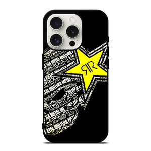 ROCKSTAR ENERGY DRINK SKULL iPhone 15 Pro Case Cover