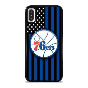 PHILADELPHIA 76ERS NBA USA FLAG iPhone X / XS Case Cover