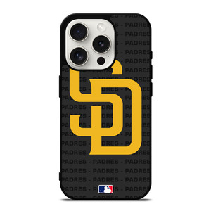 SAN DIEGO BROWN BASEBALL BLACK iPhone 15 Pro Case Cover