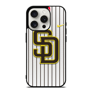 SAN DIEGO PADRES MLB NIKE iPhone 15 Pro Case Cover SAN DIEGO PADRES MLB NIKE iPhone 15 Pro Case Cover