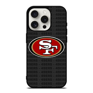 SAN FRANCISCO 49ERS FOOTBALL TEXT iPhone 15 Pro Case Cover