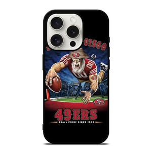 SAN FRANCISCO 49ERS NFL MASCOT iPhone 15 Pro Case Cover SAN FRANCISCO 49ERS NFL MASCOT iPhone 15 Pro Case Cover