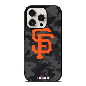 SAN FRANCISCO GIANTS BASEBALL BLACK CAMO iPhone 15 Pro Case Cover SAN FRANCISCO GIANTS BASEBALL BLACK CAMO iPhone 15 Pro Case Cover