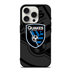SAN JOSE EARTHQUAKES MLS BLACK iPhone 15 Pro Case Cover