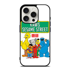 SESAME STREET MUPPETS X KAWS UNIQLO iPhone 15 Pro Case Cover