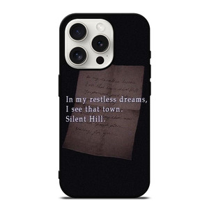 SILENT HILL GAMES LETTER iPhone 15 Pro Case Cover