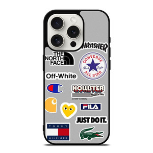 SKATEBOARD BRAND STICKER COLLAGE iPhone 15 Pro Case Cover SKATEBOARD BRAND STICKER COLLAGE iPhone 15 Pro Case Cover