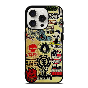 SKATEBOARDS BRAND BOMB iPhone 15 Pro Case Cover